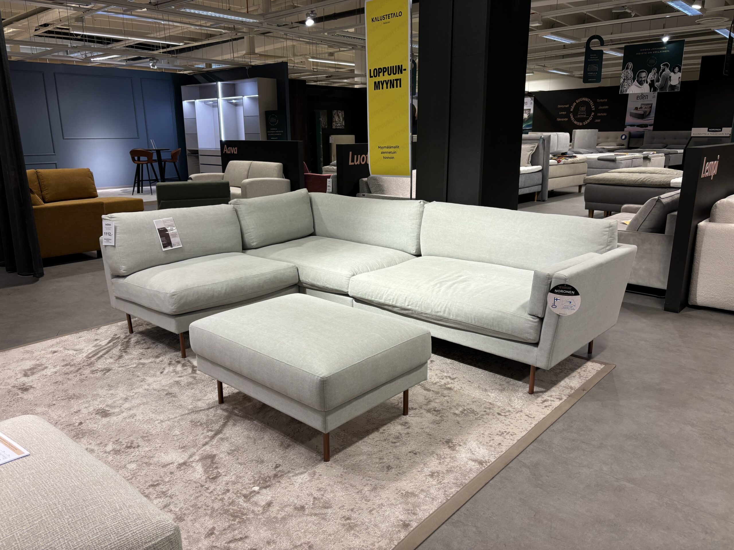 Skandi moduulisohvakokonaisuus, myymälämalli