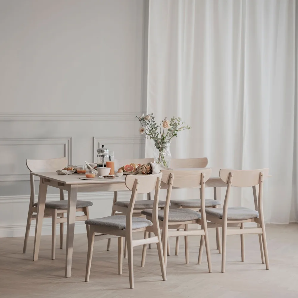 Rowico Filipa-ruokapöytä, 140 tai 180x90, useita värejä